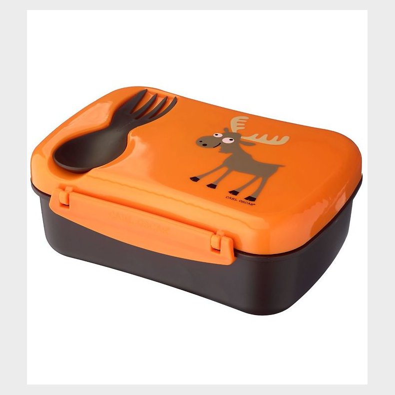 Carl Oscar Madkasse m. Kleelement - Orange Moose