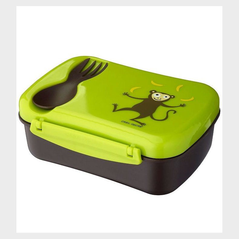 Carl Oscar Madkasse m. Kleelement - Lime Monkey