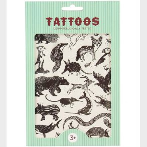 Petit Monkey Tatoveringer - Sorte Dyr