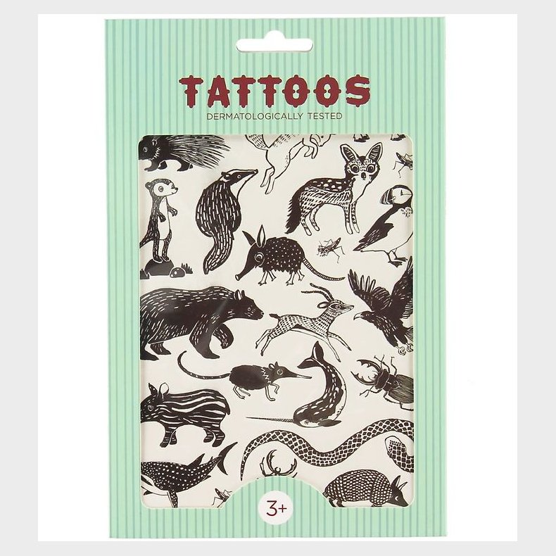 Petit Monkey Tatoveringer - Sorte Dyr