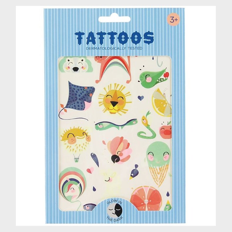 Petit Monkey Tatoveringer - Selvlysende - Shiny Lion