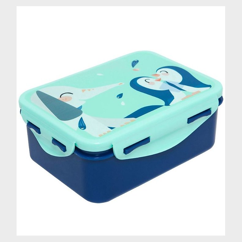 Petit Monkey Madkasse - Elefanter - Bl/Grn