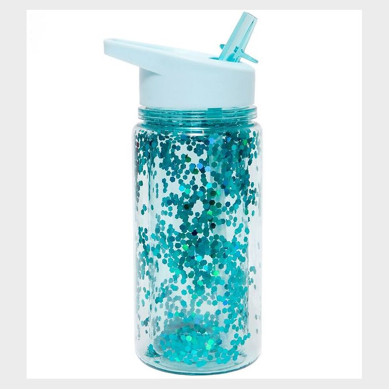 Petit Monkey Drikkedunk m. Sugerr - 300 ml - Bl m. Glimmer