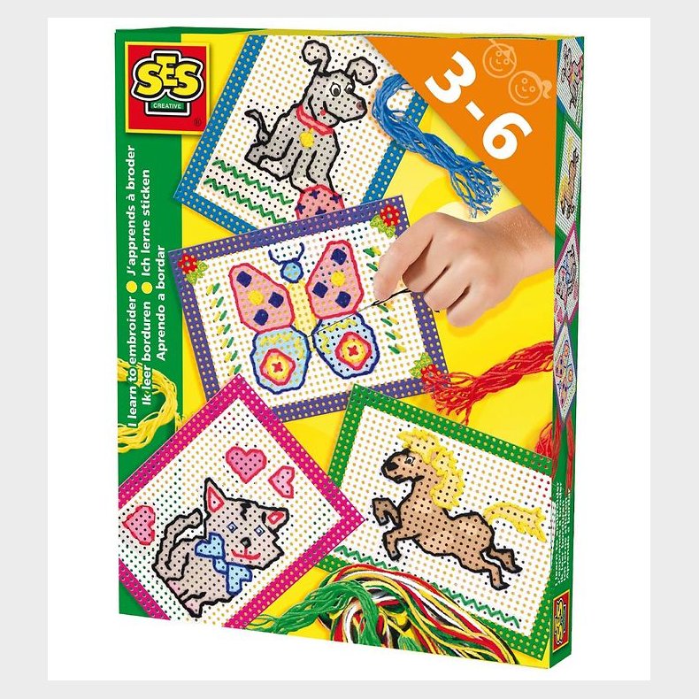 SES Creative Brodering S�t - Dyremotiver