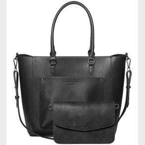 Rosemunde Shopper m. Clutch - Black/Black Oxid