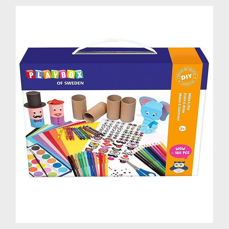 Playbox Kreaboks - Mal & Tegn - 180 dele