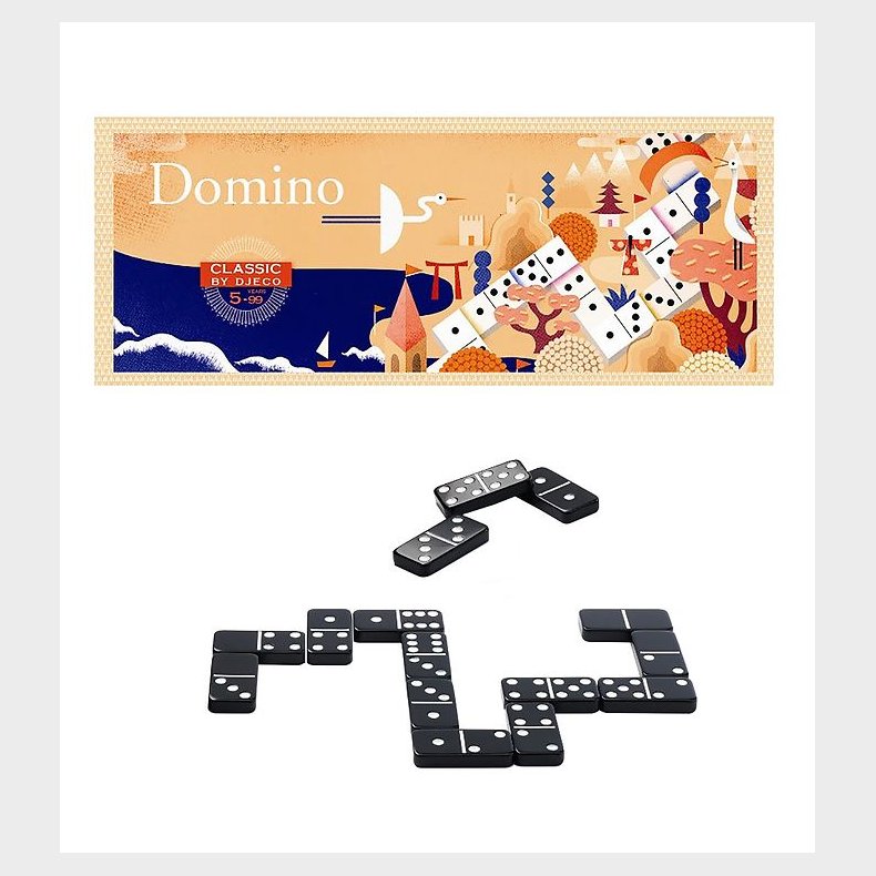 Djeco Domino - Sort