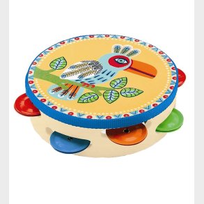 Djeco Tamburin - Multifarvet