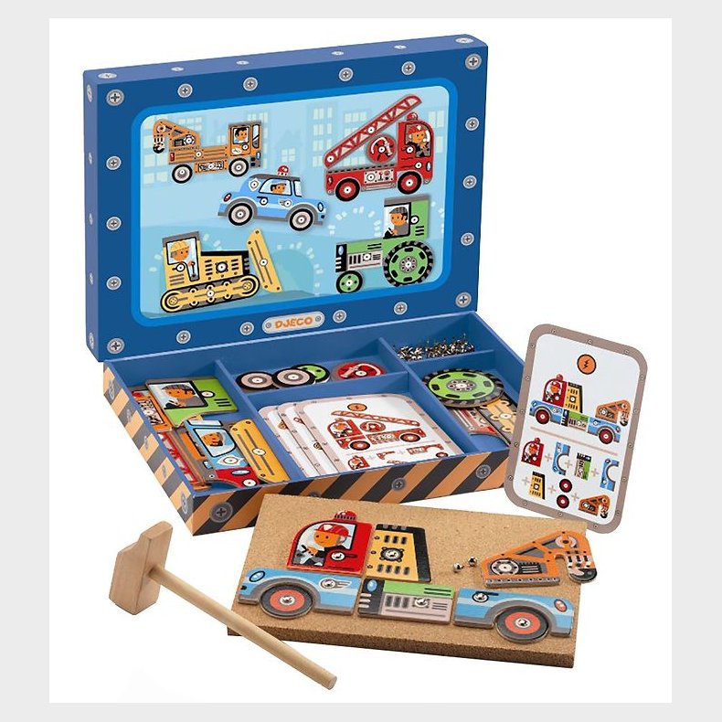 Djeco Hammer og S�m - K�ret�jer