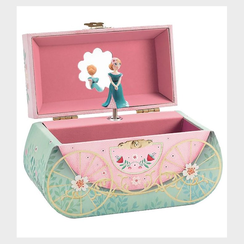 Djeco Smykkeskrin m. Musik - 14x17x8 cm - K�retur