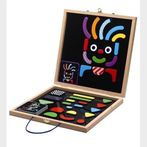 Djeco Magneter m. Kuffert - Geo Bonhomme