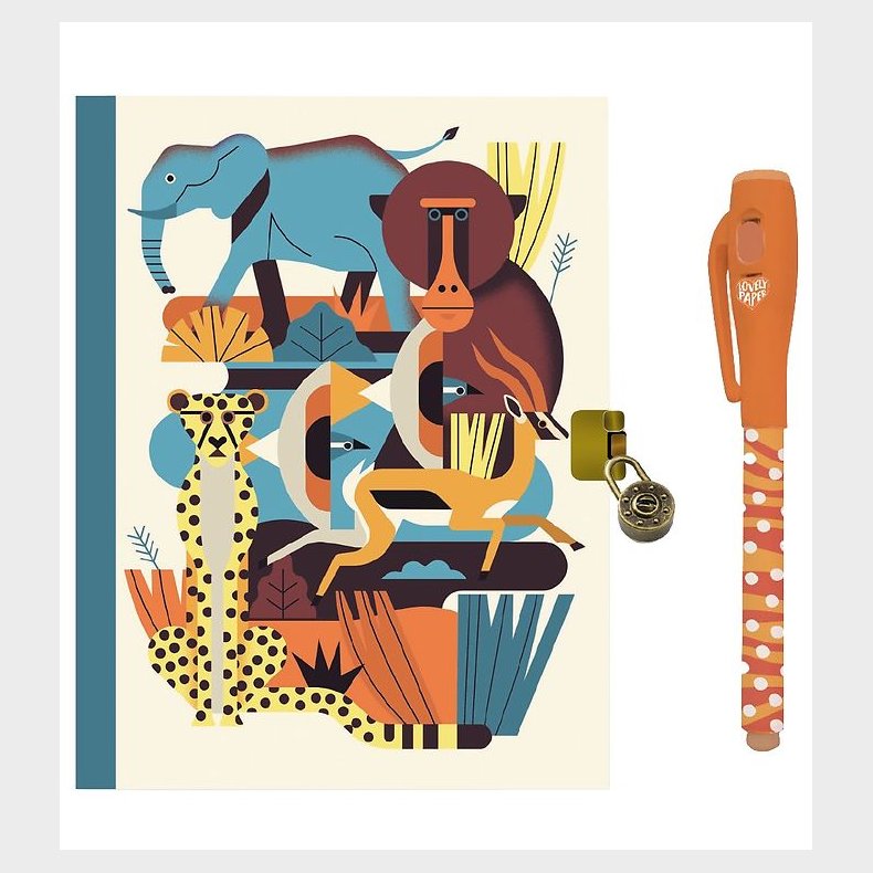 Djeco Dagbog m. Ls & Magisk Pen - Owen