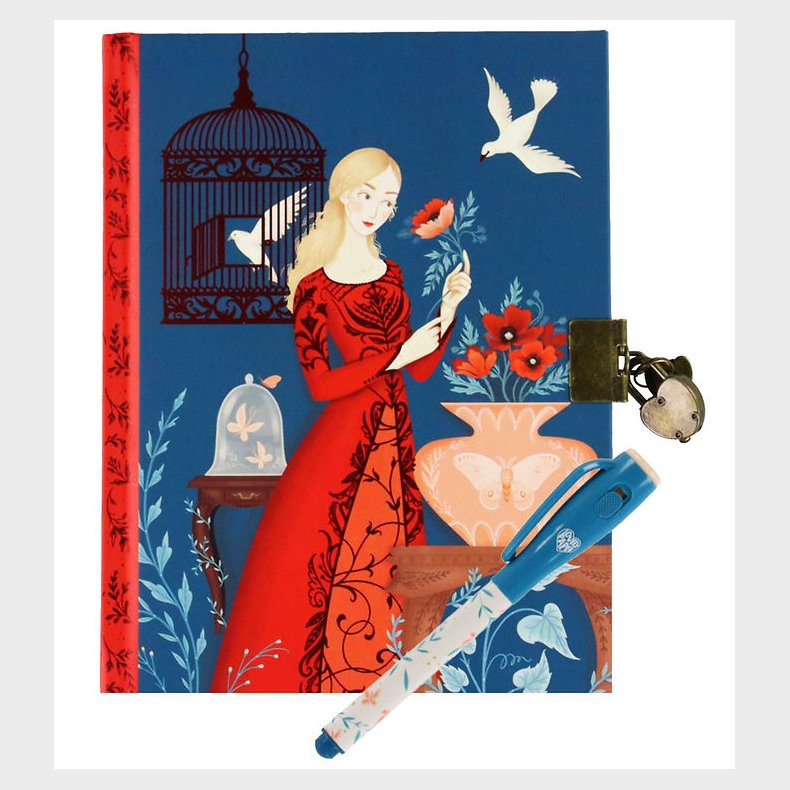 Djeco Dagbog m. L�s & Magisk Pen - Lisa