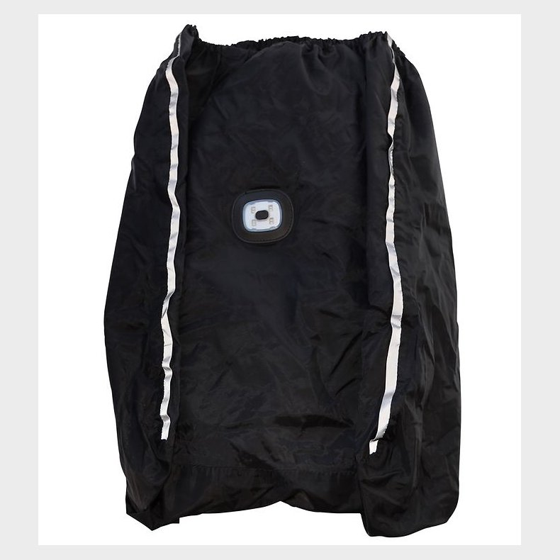 BabyDan Regnslag Til Barnevogn - LED - Sort