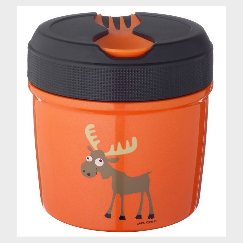 Carl Oscar Termomadkasse - 0,5 L - Orange Moose