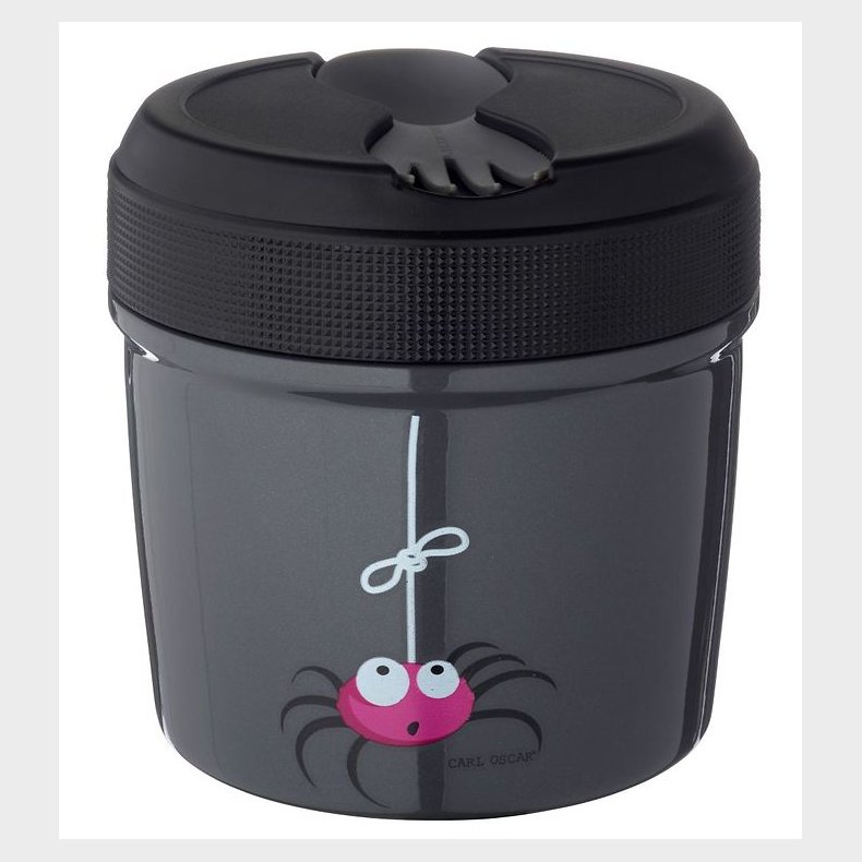 Carl Oscar Termomadkasse - 0,5 L - Grey Spider