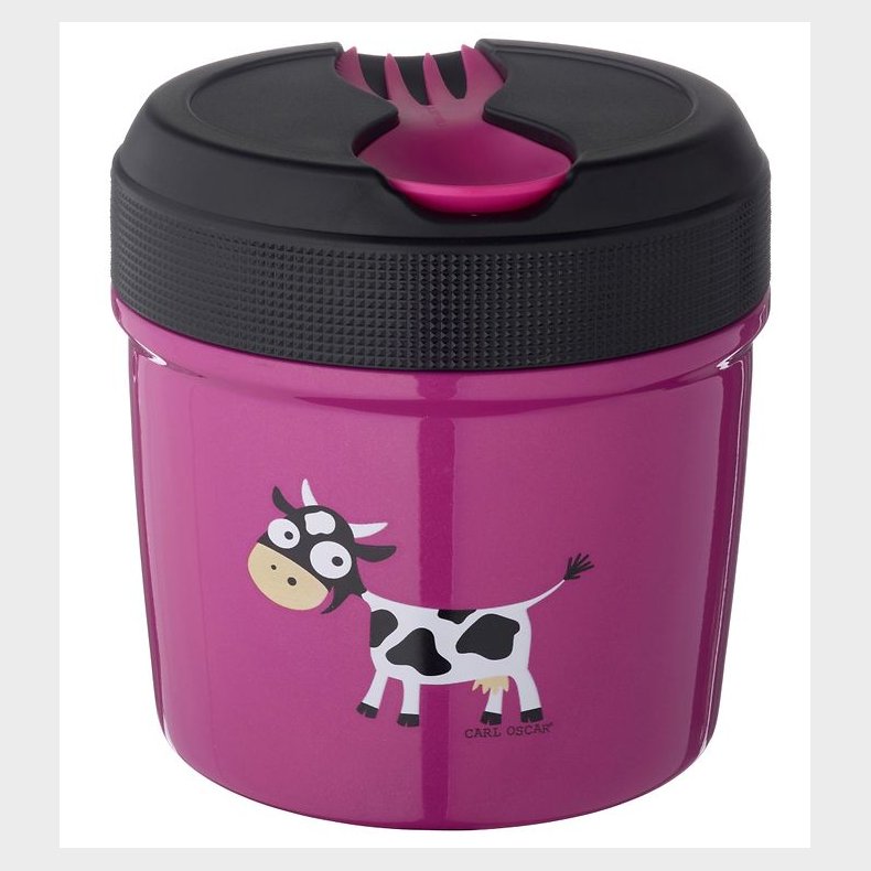 Carl Oscar Termomadkasse - 0,5 L - Purple Cow