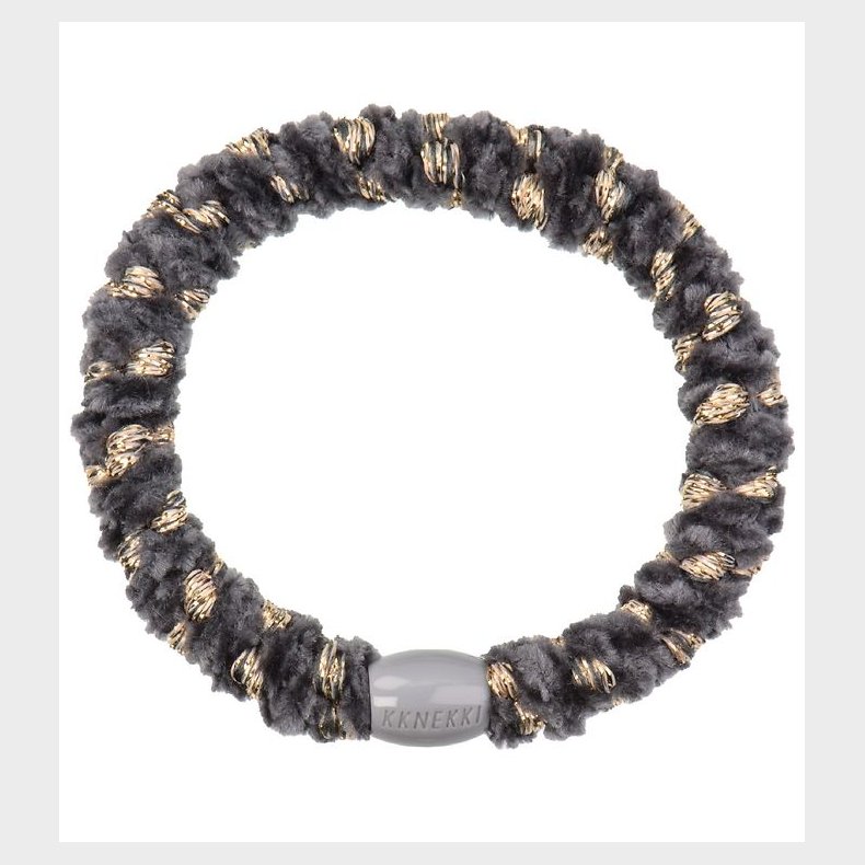 Kknekki Hrelastik - Gr/Guld Velour m. Glimmer