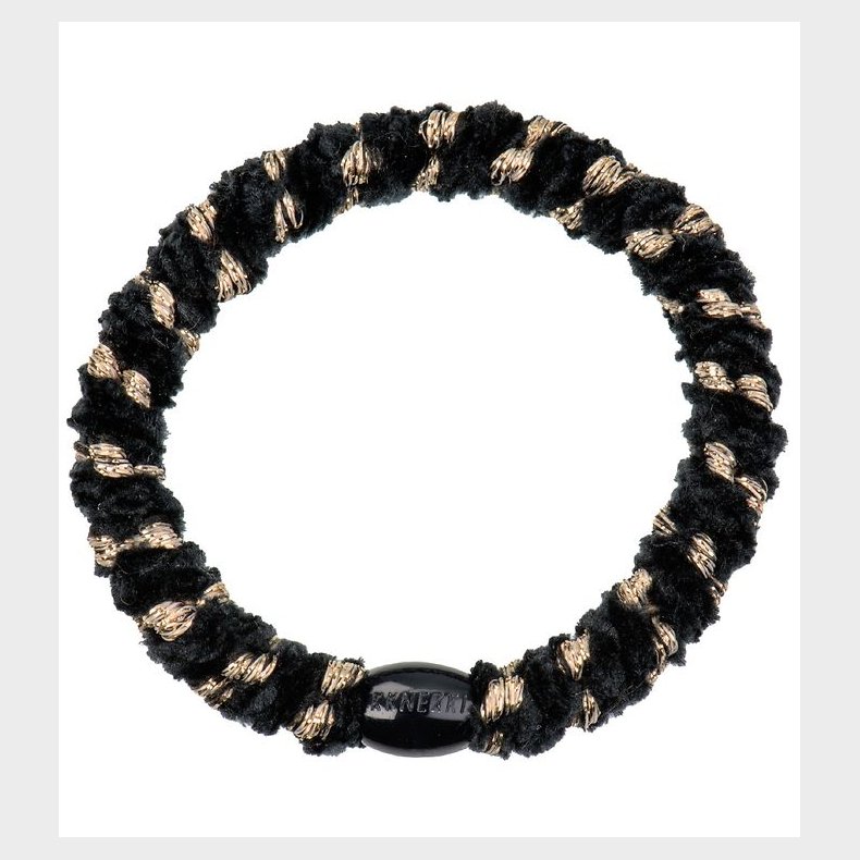 Kknekki Hrelastik - Sort/Guld Velour m. Glimmer