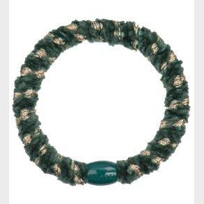 Kknekki Hrelastik - Grn/Guld Velour m. Glimmer