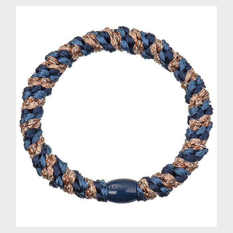 Kknekki H�relastik - Navy/Guld Glimmer