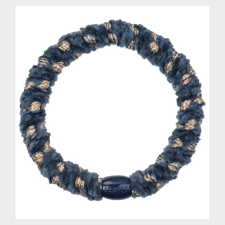 Kknekki Hrelastik - Bl/Guld Velour m. Glimmer