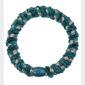 Kknekki Hrelastik - Petroleum/Guld Velour m. Glimmer