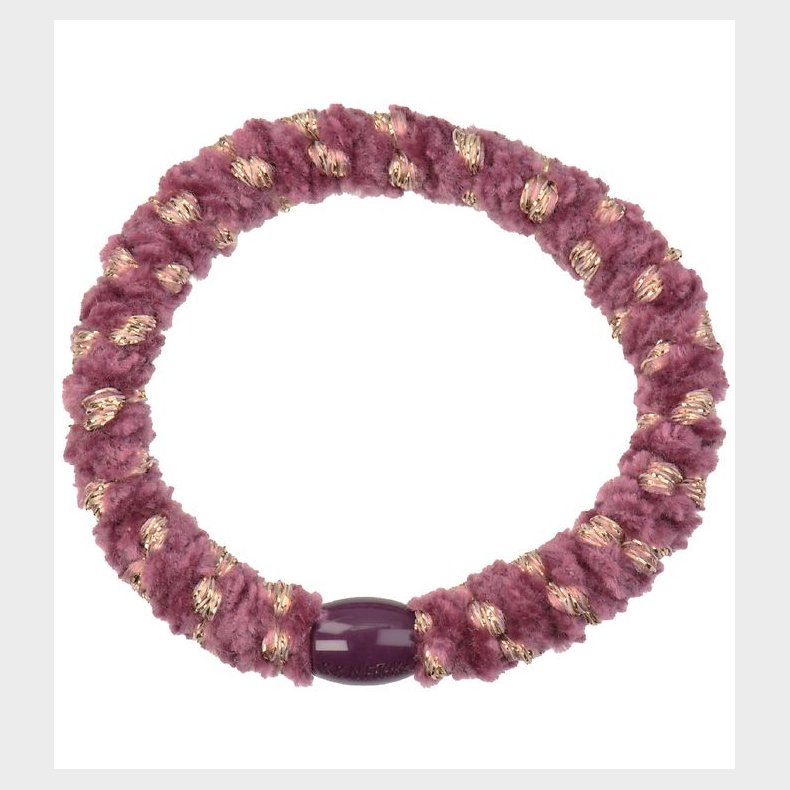 Kknekki Hrelastik - Lilla/Guld Velour m. Glimmer