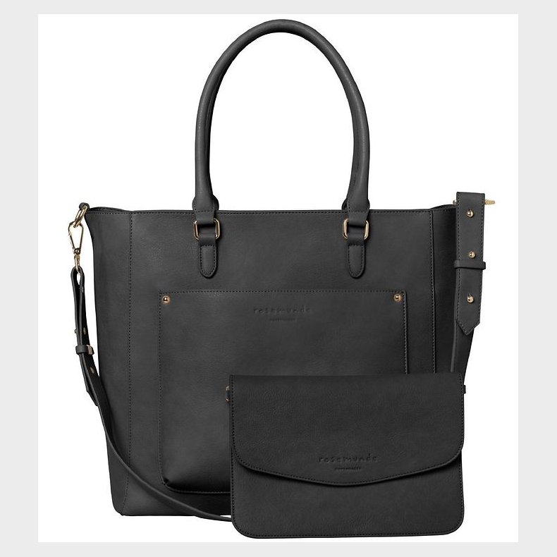 Rosemunde Shopper m. Clutch - Shopper - Black Gold