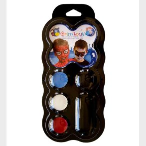 Grim Tout Ansigtsmaling - Superhelte