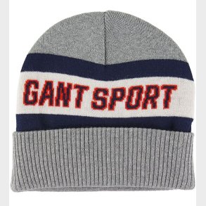GANT Hue - Uld/Bomuld - 2-lag - Sport - Grey Melange