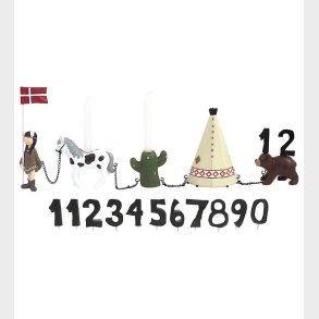 Kids by Friis Fdselsdagstog - Indianerpige m. 11 Tal