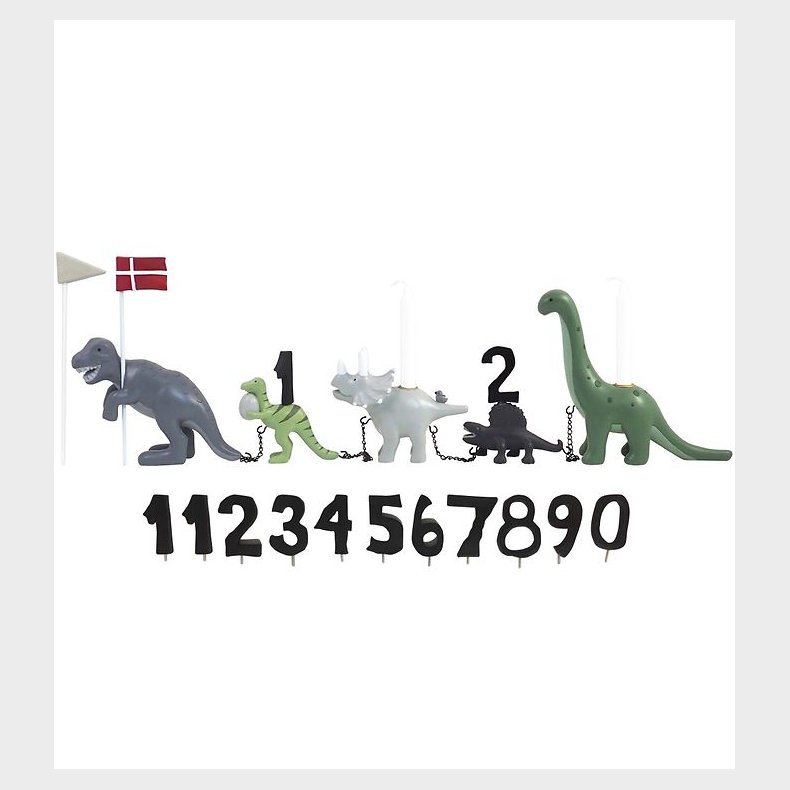 Kids by Friis Fdselsdagstog - Dinosaur m. 11 Tal