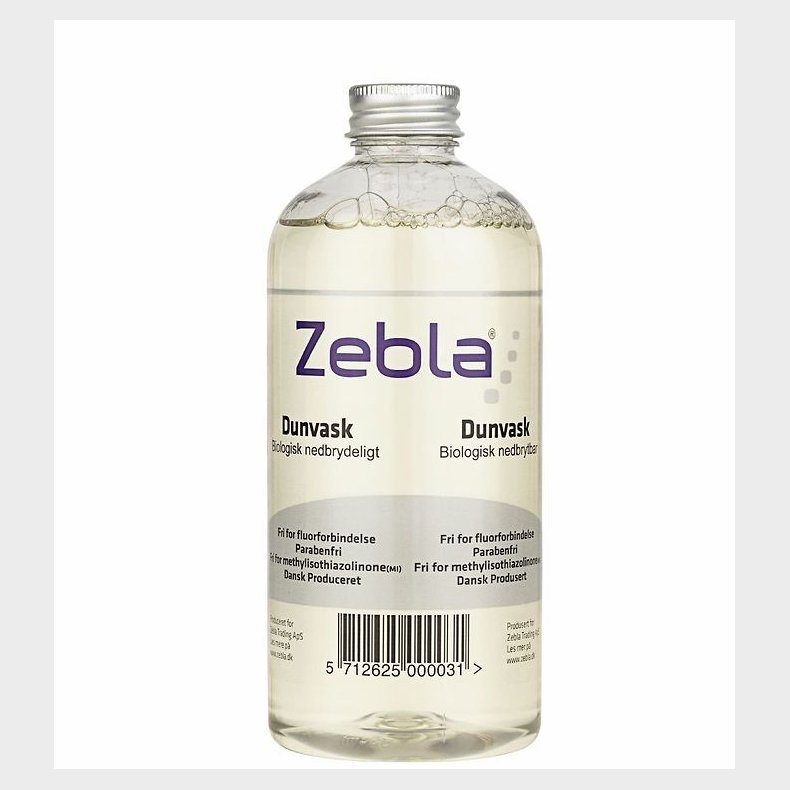 Zebla Dunvaskemiddel - 500 ml