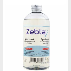 Zebla Sportsvaskemiddel - 500 ml - Parfumefri