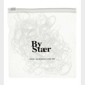 By Str Hrelastikker - Silikone - 200 stk. - Klar