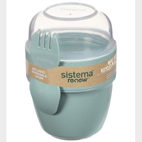 Sistema Madkasse m. Bestik - Snack Capsule Renew - 515 ml - Mint