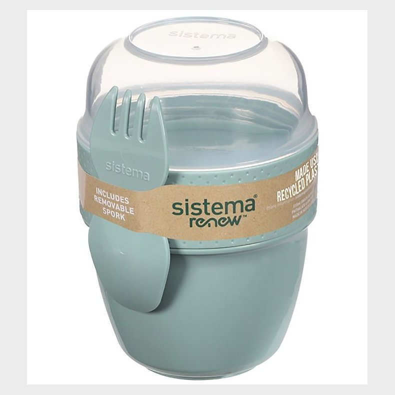 Sistema Madkasse m. Bestik - Snack Capsule Renew - 515 ml - Mint