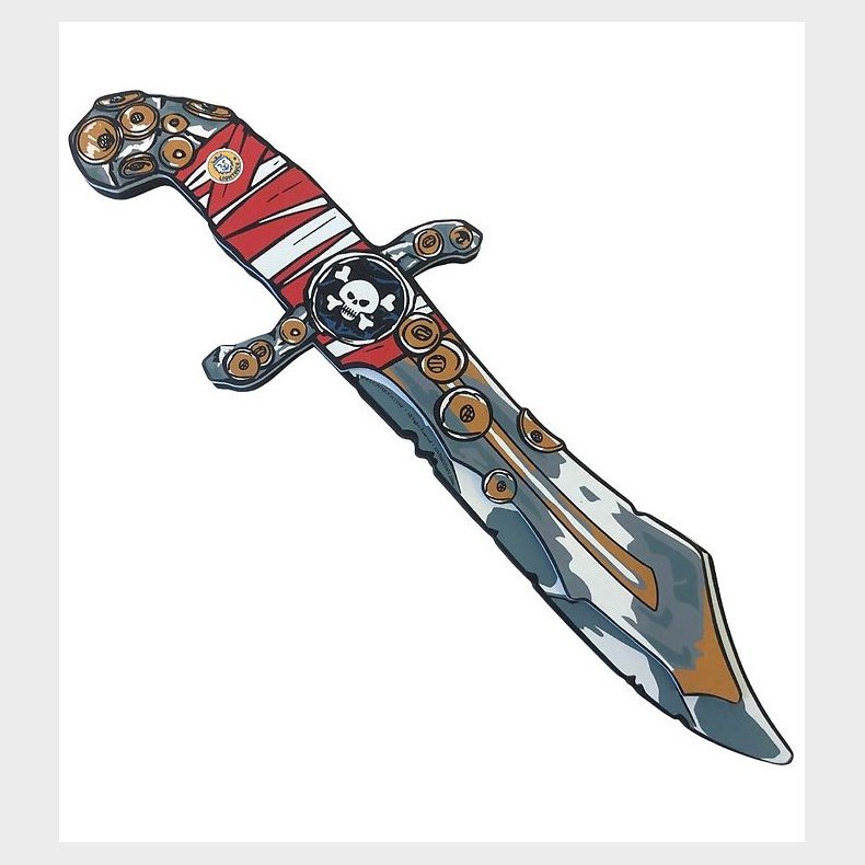 Liontouch Udkl�dning - Piratkniv - R�de Striber