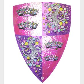 Liontouch Udkl�dning - Crystal Princess Skjold - Lilla