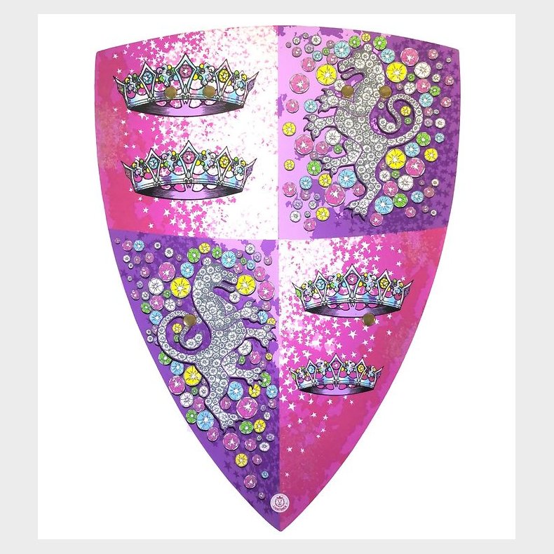 Liontouch Udkl�dning - Crystal Princess Skjold - Lilla