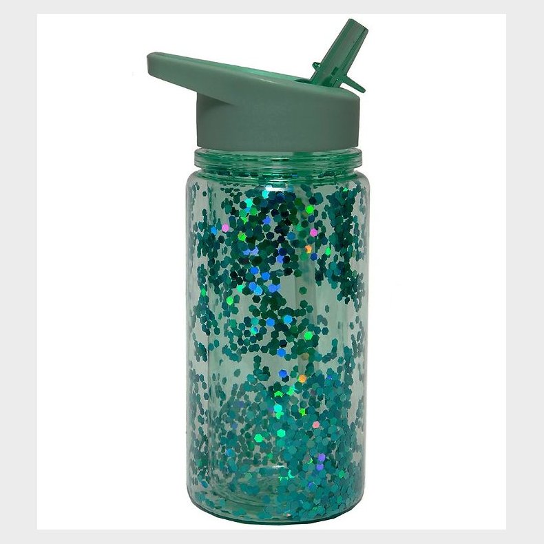 Petit Monkey Drikkedunk m. Sugerr - 300 ml - Mrkegrn m. Glimm