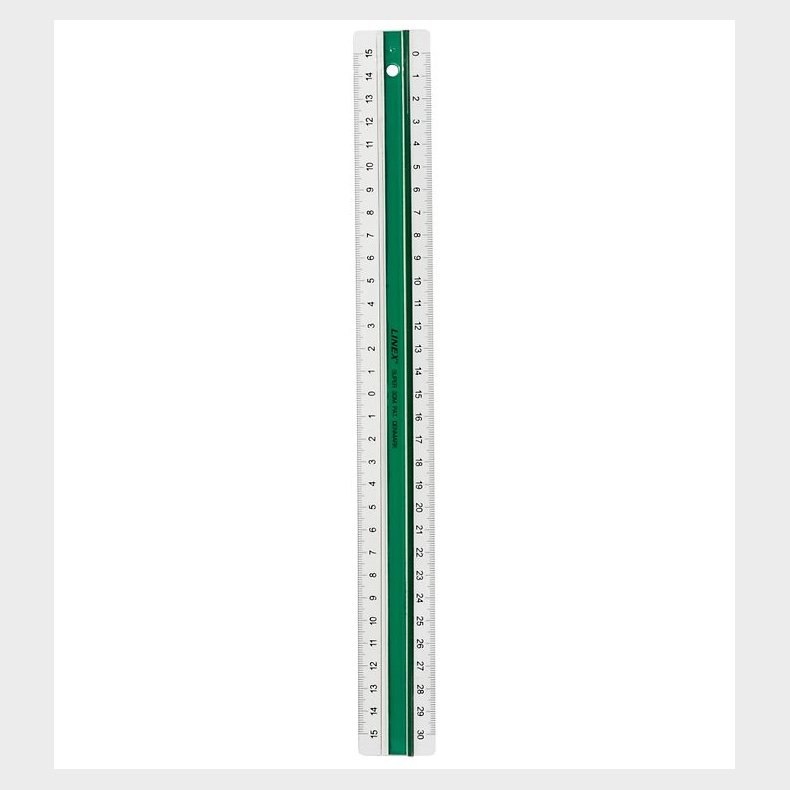 Linex Lineal - 30 cm - Gr�n