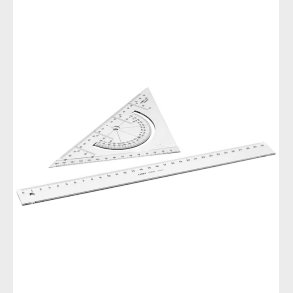 Linex Skoles�t - 2-Delt - Vinkelm�ler/Lineal
