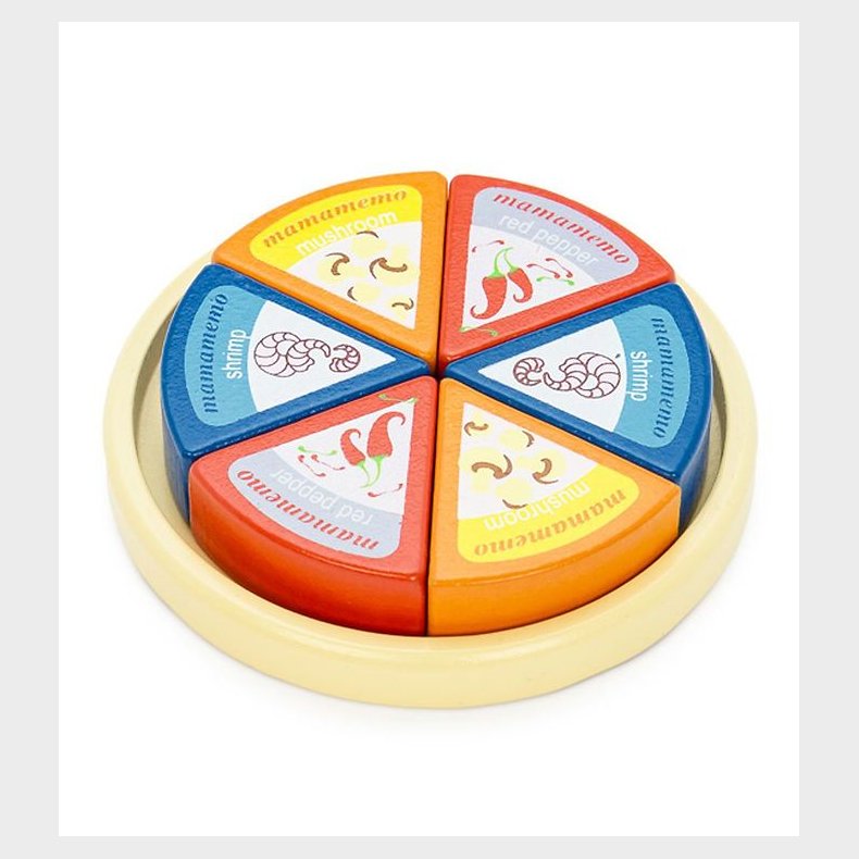 MaMaMeMo Legemad - Tr - Rund Ost m. Trekanter