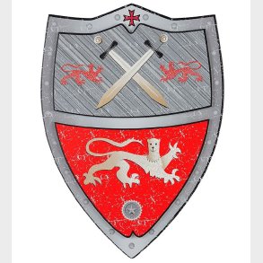 Souza Udkl�dning - Skjold - Tristan - R�d