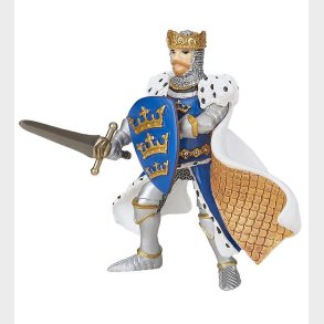 Papo Ridder - Kong Arthur - Bl� - H: 9 cm