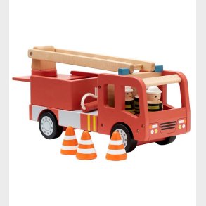 Kids Concept Brandbil - 30 cm - Aiden - R�d m. Brandm�nd