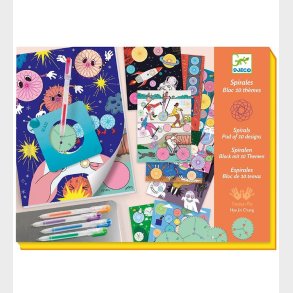 Djeco Malebog m. Spiraler - 10 Temaer