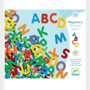Djeco Magneter - 83 stk. - Tr� - Bogstaver
